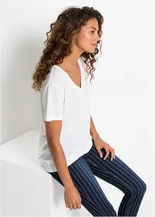 T-shirt met V-hals, bonprix