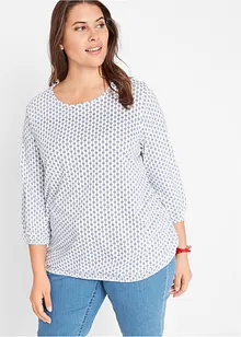 Shirt met print (set van 2), 3/4 mouw, bonprix