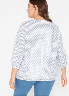 Shirt met print (set van 2), 3/4 mouw, bonprix