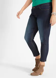 Slim fit jeans mid waist, cropped, bonprix