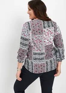 Gedessineerde blouse, bonprix