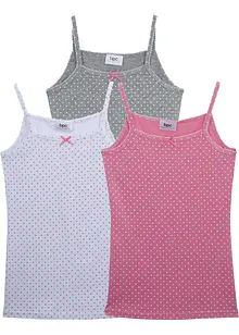 Meisjes hemd (set van 3), bonprix