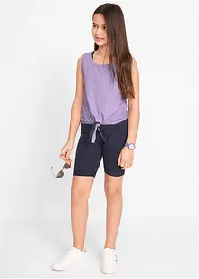 Korte meisjes legging (set van 2) met biologisch katoen, bonprix