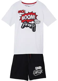 Jongens T-shirt en bermuda (2-dlg. set), bonprix