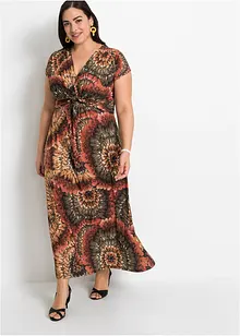 Gedessineerde maxi jurk van jersey, bonprix