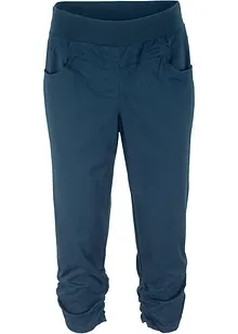 Capri broek van katoenmix met comfortband, bonprix