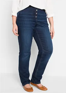 Stretch boyfriend jeans met comfortband, bonprix