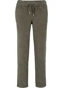 Corduroy broek met tunnelkoord, bonprix