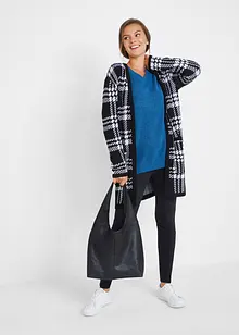 Oversized trui met V-hals, bonprix