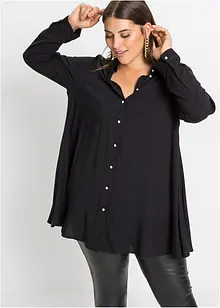 Blouse met parelknopen, bonprix