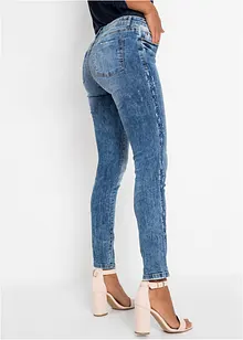 Skinny stretch jeans met mid waist, bonprix