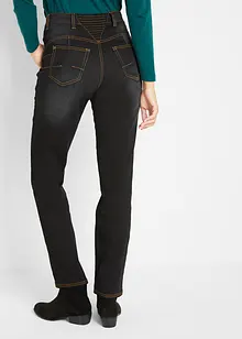 Thermojeans met push-up effect en comfortband, straight, bonprix