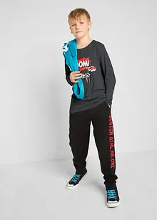 Jongens longsleeve met biologisch katoen (set van 2), bonprix