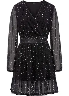 Mini jurk met volant, bonprix