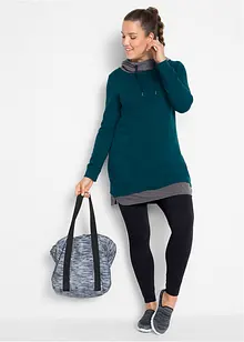 Lange sweater en legging (2-dlg. set), bonprix