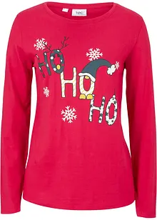 Longsleeve met kerstprint, bonprix