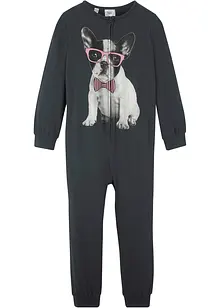 Meisjes pyjama onesie van biologisch katoen, bonprix