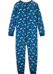 Meisjes pyjama onesie van biologisch katoen (2-dlg. set), bonprix