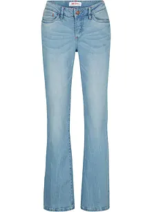 Stretch jeans mid waist, bootcut, bonprix