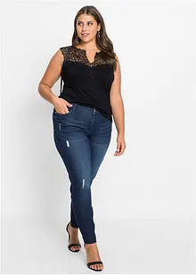 Skinny jeans, mid waist, bonprix