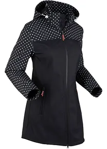 Bedrukte softshell jas, slanke pasvorm, waterafstotend, bonprix