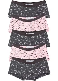 Meisjes hipster (set van 5), bonprix