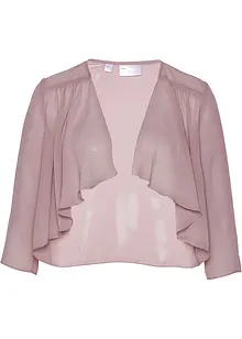 Chiffon bolero met gerecycled polyester, bonprix