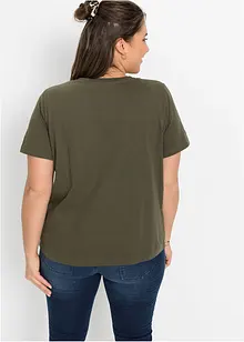 T-shirt van katoen met een print, bonprix