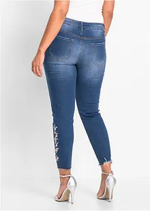 Jeans met borduursel, bonprix