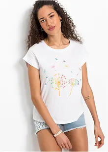 T-shirt met bloemenprint, bonprix