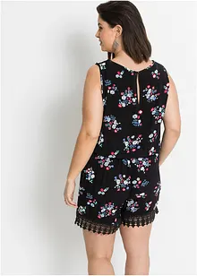 Playsuit met kant, bonprix