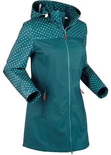 Bedrukte softshell jas, slanke pasvorm, waterafstotend, bonprix