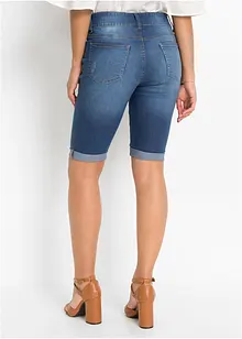 Jeans bermuda met mid waist, bonprix