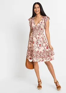 Gedessineerde jersey jurk, bonprix