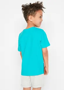 Kinderen T-shirt (set van 2) van biologisch katoen, bonprix