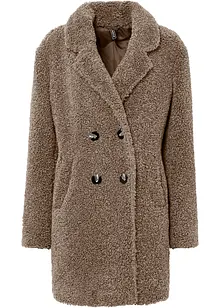 Korte oversized coat in wollen look, bonprix