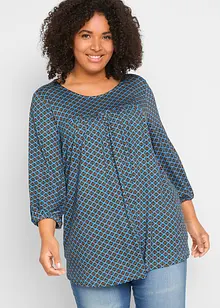 Shirt met 3/4 mouwen van viscose, A-lijn, bonprix