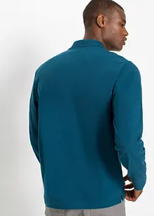 Piqué poloshirt met lange mouwen, bonprix