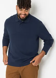 Piqué poloshirt met lange mouwen, bonprix