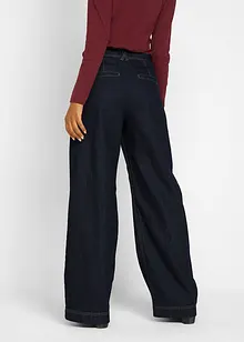 Wide leg jeans high waist met een comfortabele tailleband, bonprix