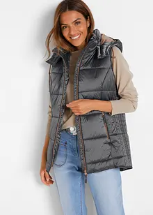 Bodywarmer met afneembare capuchon, bonprix