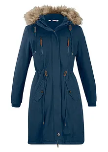 Winterparka met capuchon en imitatiebont, bonprix