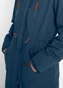 Winterparka met capuchon en imitatiebont, bonprix