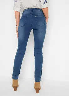 Slim jeans mid waist met comfortband, bonprix