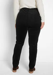 Stretch corduroy broek, slim fit, bonprix