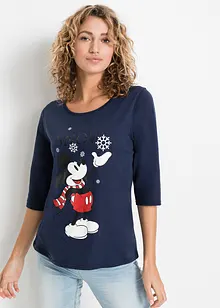 Shirt met Mickey Mouse-print en 3/4 mouwen, Disney