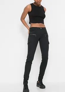 Cargo broek van elastisch katoenmix, bonprix