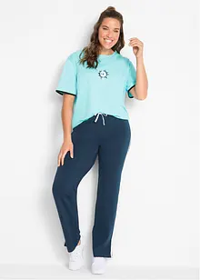 Jersey broek met stretch, straight, bonprix