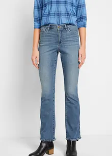 Mid waist jeans met biologisch katoen, bootcut, bonprix