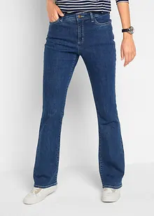 Mid waist jeans met biologisch katoen, bootcut, bonprix